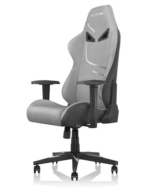 Премиум игровое кресло тканевое KARNOX HERO Genie Edition, silvery фото 1