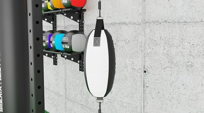 Пневмогруша Great Fight на растяжках белая, ПВХ-ткань, опт фото 1