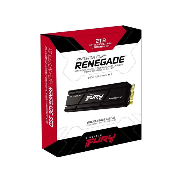 Твердотельный накопитель SSD Kingston FURY Renegade SFYRDK/2000G M.2 NVMe PCIe 4.0 HeatSink фото 3