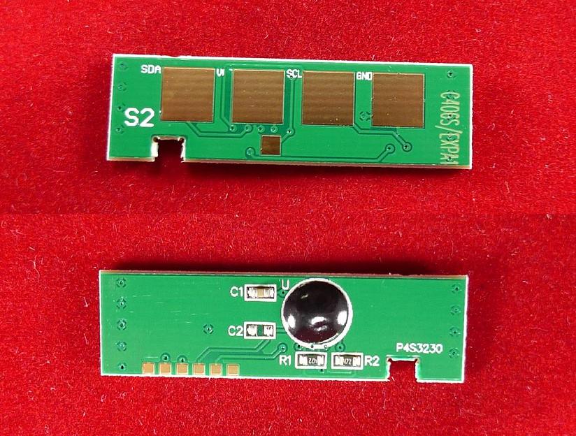 Чип Samsung CLP-360/362/363/364/365/367/368/CLX-3300/3302/3303/3304/3305 (СLT-406S-C) Cyan, 1K ELP Imaging® фото 1