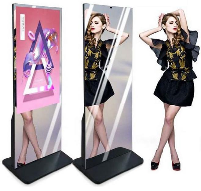 Сенсорный киоск Волшебное зеркало 55" с PCAP LCD-экраном и напольной подставкой фото 1