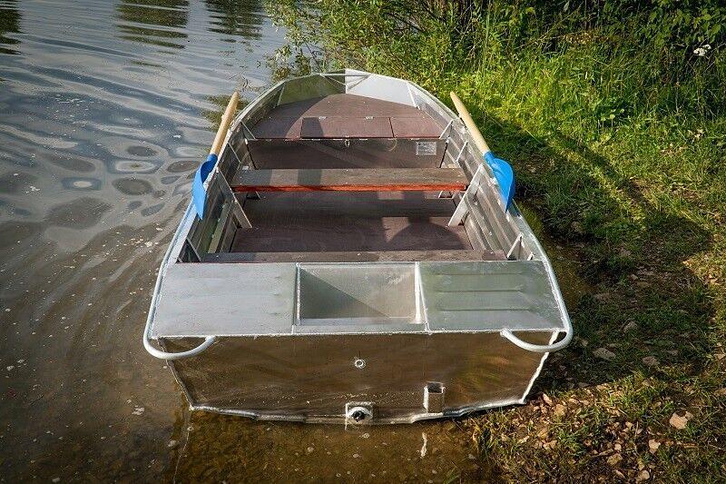 Алюминиевая лодка Тактика 370, 370*130*45 см фото 6