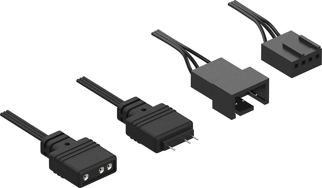 Вентилятор для корпуса Formula Nulight 12BK RGB 120х120x25 черный 3-pin 4-pin (Molex) 19.06дБ (NULIGHT 12BK FR) Ret фото 5