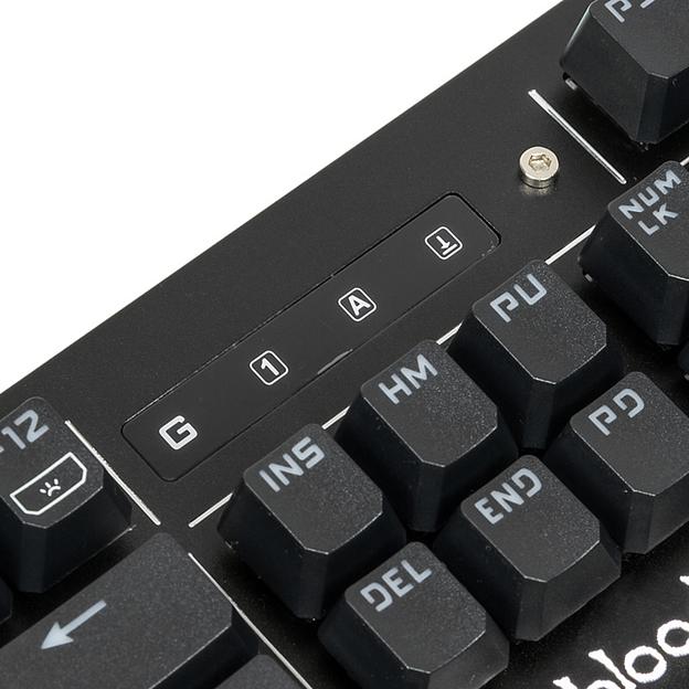 Клавиатура A4Tech Bloody B975 механическая черный USB Multimedia for gamer LED (подставка для запястий) фото 6