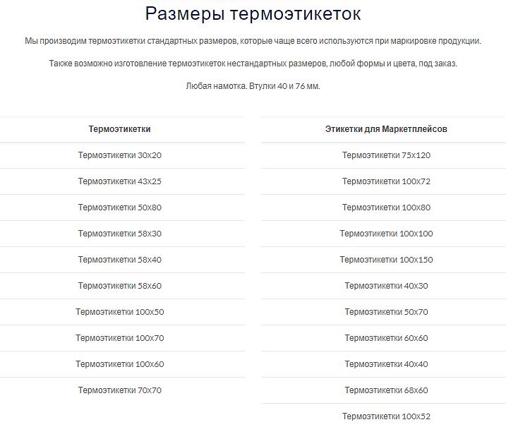 Термоэтикетки «ЭКО» опт фото 3