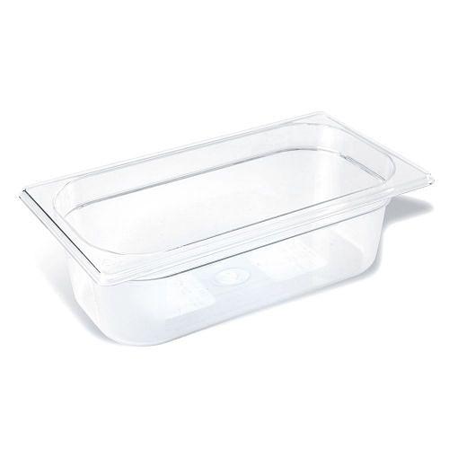 Гастроемкость 1/3 h=100 мм. 3,8 л. поликарб. прозрач. /1/24/ фото 1