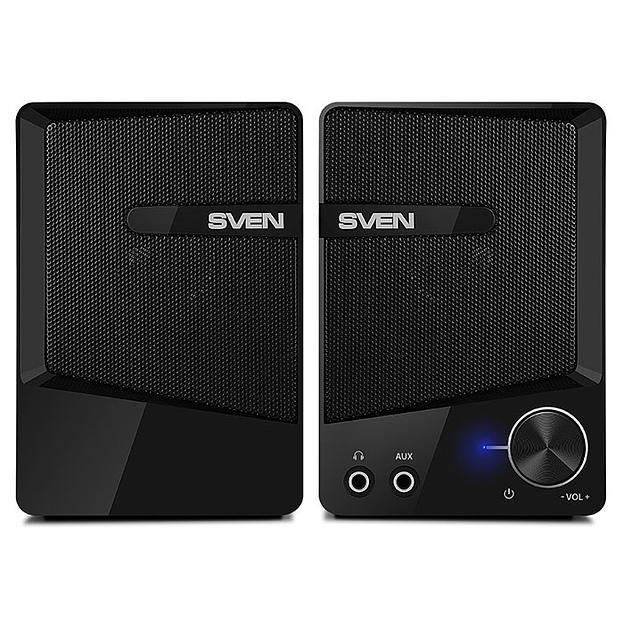 SVEN 248, чёрный, USB, акустическая система 2.0, мощность 2x3 Вт(RMS) SVEN 248 (SV-016333) фото 1
