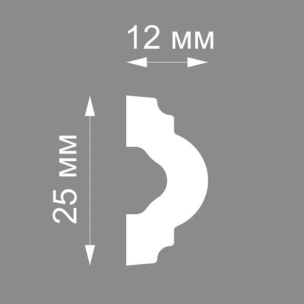 Молдинг Format 25001D, белый ОПТ фото 2
