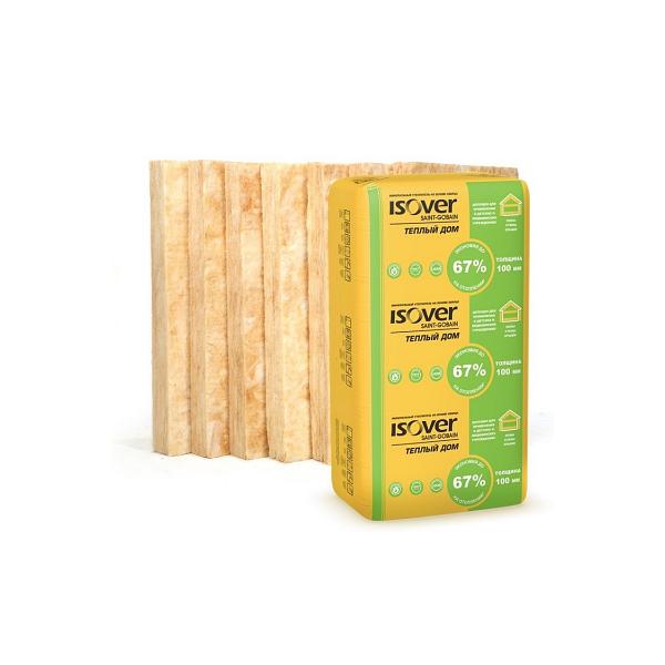 Теплоизоляция «Isover Теплый Дом» 1170х610х 50 мм опт фото 1