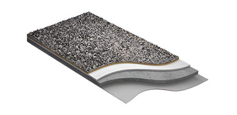 Фиброцементные панели с покрытием из натуральной каменной крошки 1200х1570х10 мм ОПТ фото 1