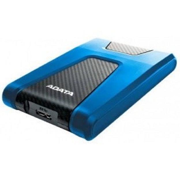 A-Data Portable HDD 2Tb HD650 AHD650-2TU31-CBL {USB 3.1, 2.5", Blue} Противоударные Slim фото 1