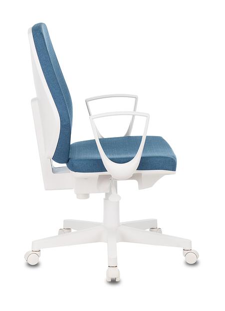 Кресло Бюрократ CH-W545 синий 38-415 крестовина пластик пластик белый фото 3