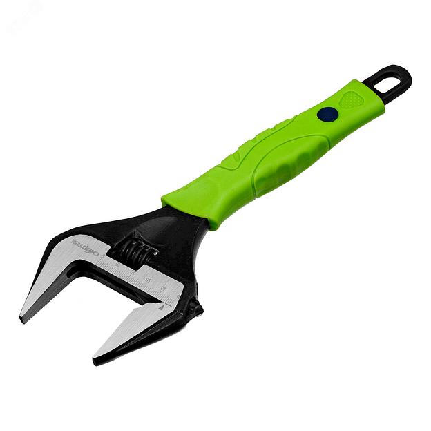 Ключ разводной, тонкие губки, фосфатированый, 250 мм, CrV фото 1