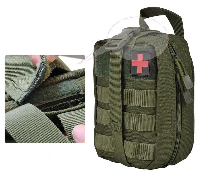 Подсумок под аптечку зелёный опт фото 4