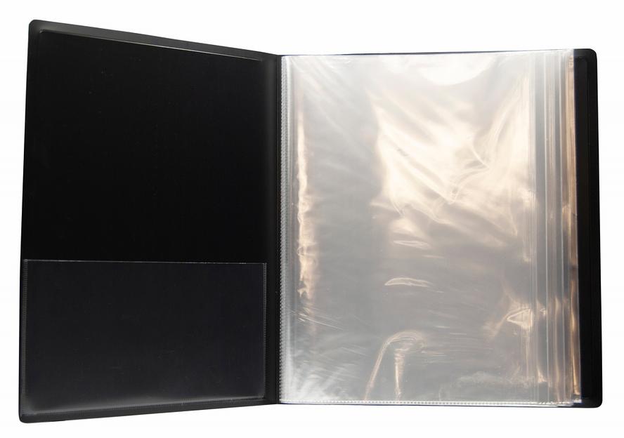 Папка с 60 прозр.вклад. Silwerhof Perlen 292961-73 A4 1мм карман сиреневый металлик фото 3