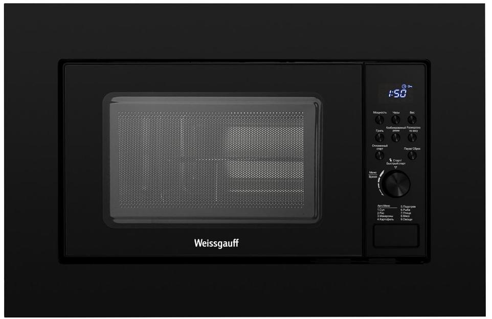 Микроволновая печь встраиваемая 20L HMT-620 BG GRILL WEISSGAUFF фото 1