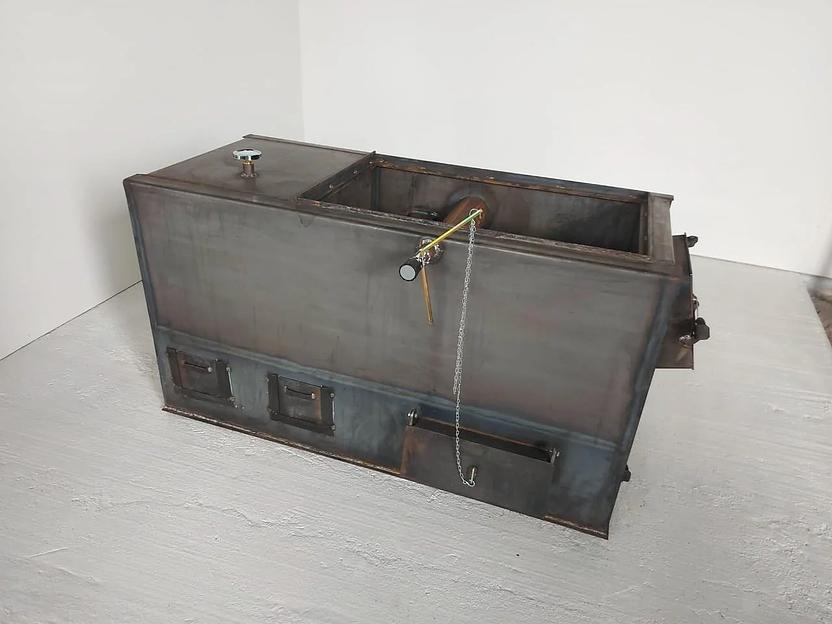 Котёл суточный «Батыр» под плиту, площадь обогрева до 150 м² фото 1