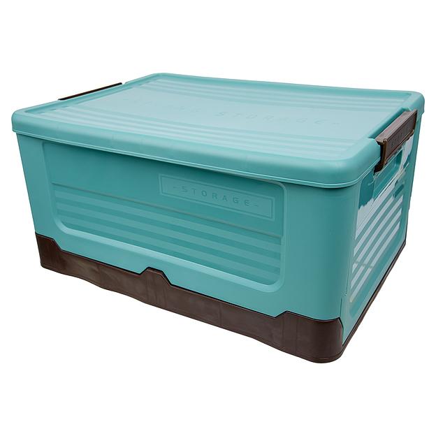 Короб пластиковый складной "Пазл", Д470 Ш340 В230, голубой фото 1