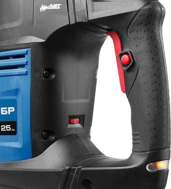 ЗУБР 25 Дж, 1500 Вт, АВТ, отбойный молоток SDS-Max, Профессионал (ЗММ-25-1500 ЭВК) фото 7