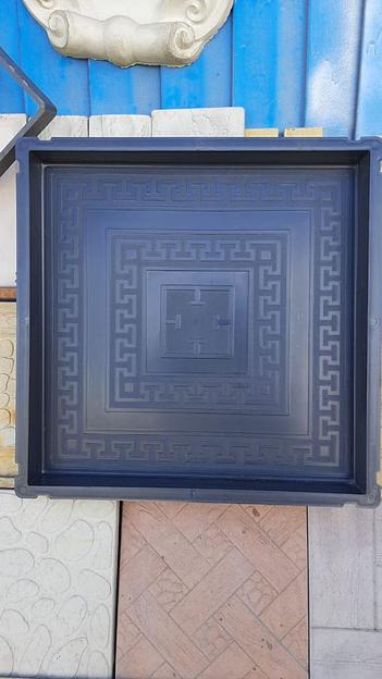 Форма тротуарной плитки «Готика — Орнамент» 50×50×6 см опт фото 1