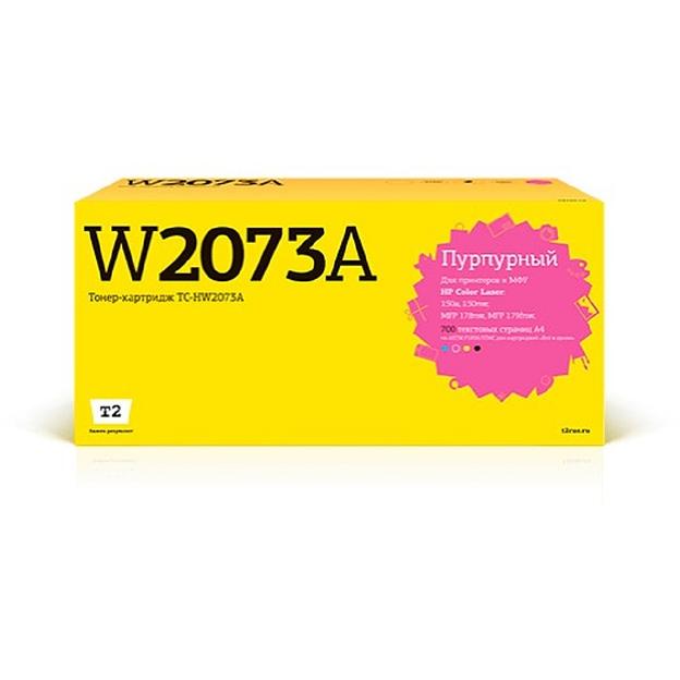 T2 W2073A картридж TC-HW2073A для HP Color Laser 150a/150nw/MFP 178nw/MFP 179fnw (700 стр.) пурпурный, с чипом фото 1