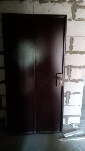 Дверь экономка, времянка (хлопушка) металлическая фото 3