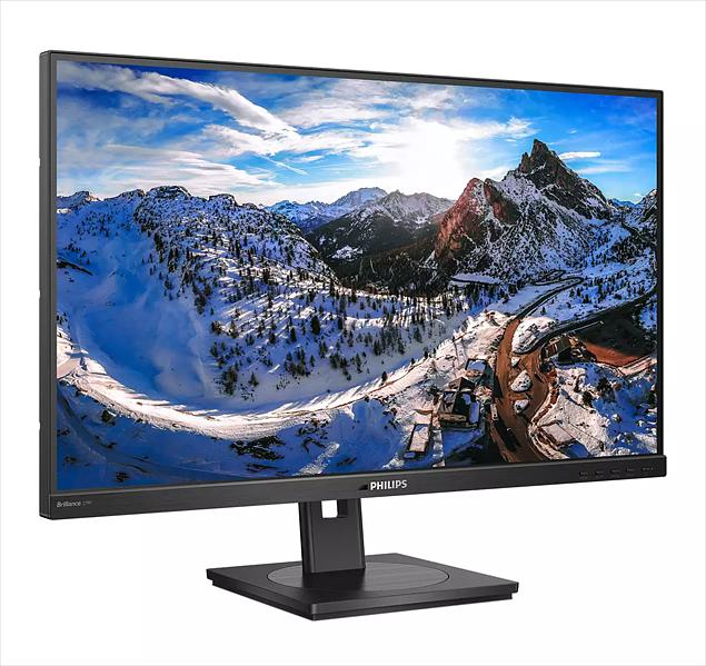 Монитор 27" Philips 279P1 4K 3840x2160 60Гц IPS W-LED 16:9 4ms 2*HDMI DP 1xUSB-C/4xUSB 3.2 RJ45 50M:1 1000:1 178/178 350cd HAS Pivot Tilt Swivel Speakers Black (279P1/01) фото 2