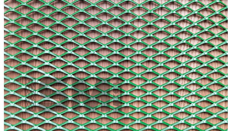 Просечно-вытяжная сетка форма Ромб ячейка 20х8 мм фото 2