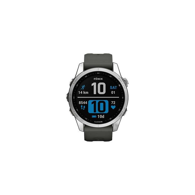 Смарт-часы Garmin Fenix 7S, 1.2", черный/серый [010-02539-01] фото 1