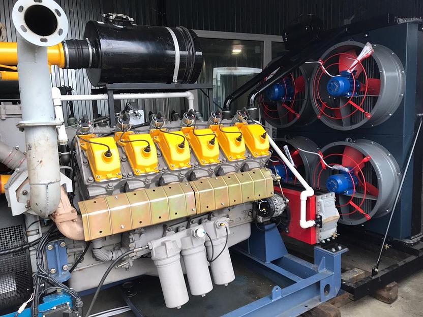 Газопоршневая электростанция 350 кВт (ЭГП-350) АГП-350, газогенератор 350 кВт на биотопливе (ГГУ-350) фото 1