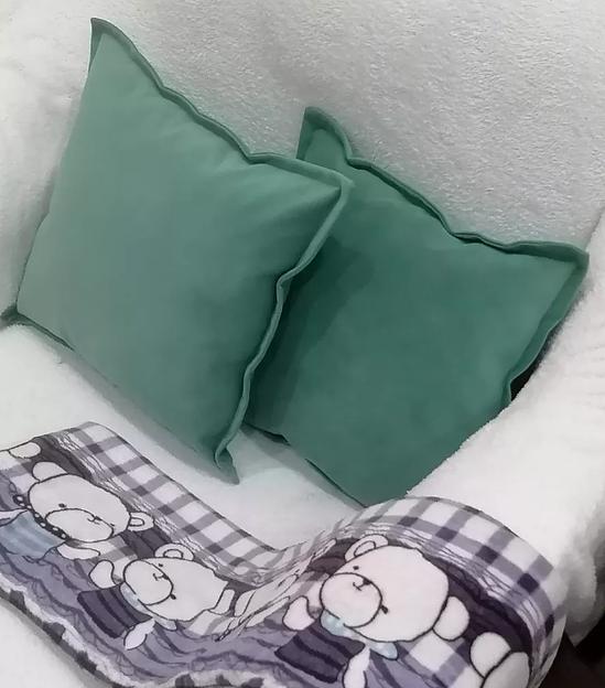 Декоративная подушка на диван 2 шт бирюзовый цвет ОПТ фото 5