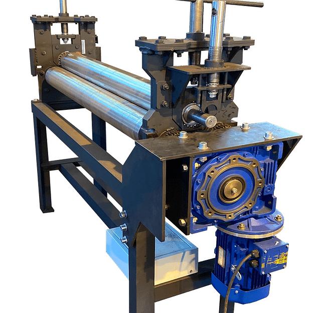 Листогиб трёхвалковый (вальцы) с электроприводом RME 1300×4 (симметричные элмех) фото 1