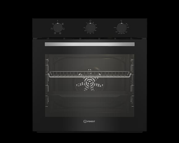 Духовой шкаф Электрический Indesit IFE 3634 BL черный фото 1