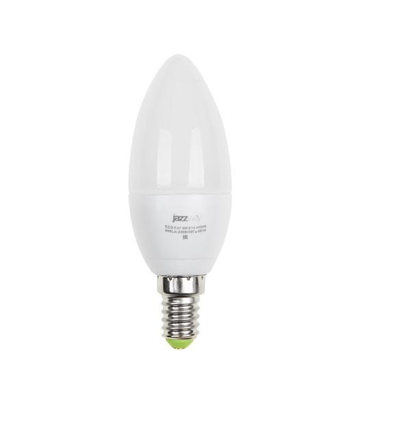 Лампа светодиодная LED 5Вт E14 400Лм теплый матовая свеча 230V/50Hz ECO фото 1
