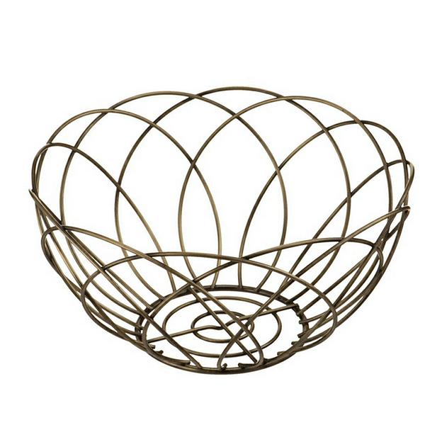 Ваза для фруктов, Тип-I (260х260х120мм), бронза фото 1