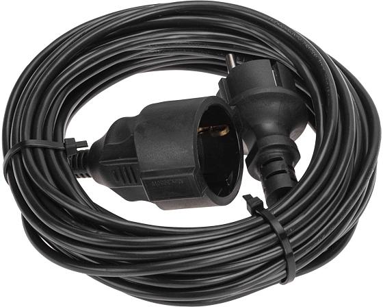 Удлинитель силовой PROconnect PROc-Uc (13-4909) 2x0.75кв.мм 1розет. 10м ПВС 6A без катушки черный фото 1