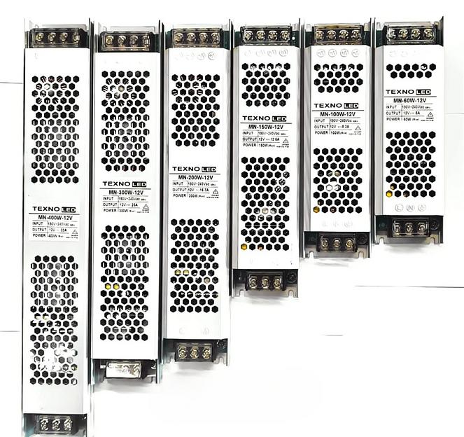 Блок питания 220/12V 16A 200W slim (без кулера) фото 2