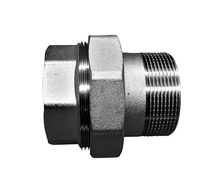 Сгон разъемный ВН 2' прямой (американка), никелированный фото 1