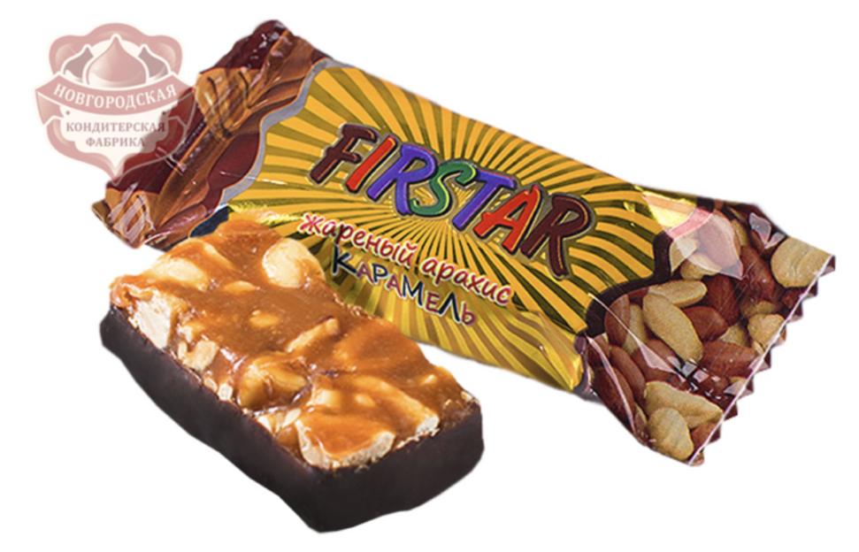 Конфеты «FIRSTAR» с жареным арахисом фото 1