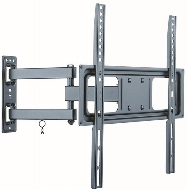 Кронштейн для телевизора Ultramounts UM 872 черный 32"-55" макс.35кг настенный поворотно-выдвижной и наклонный фото 1