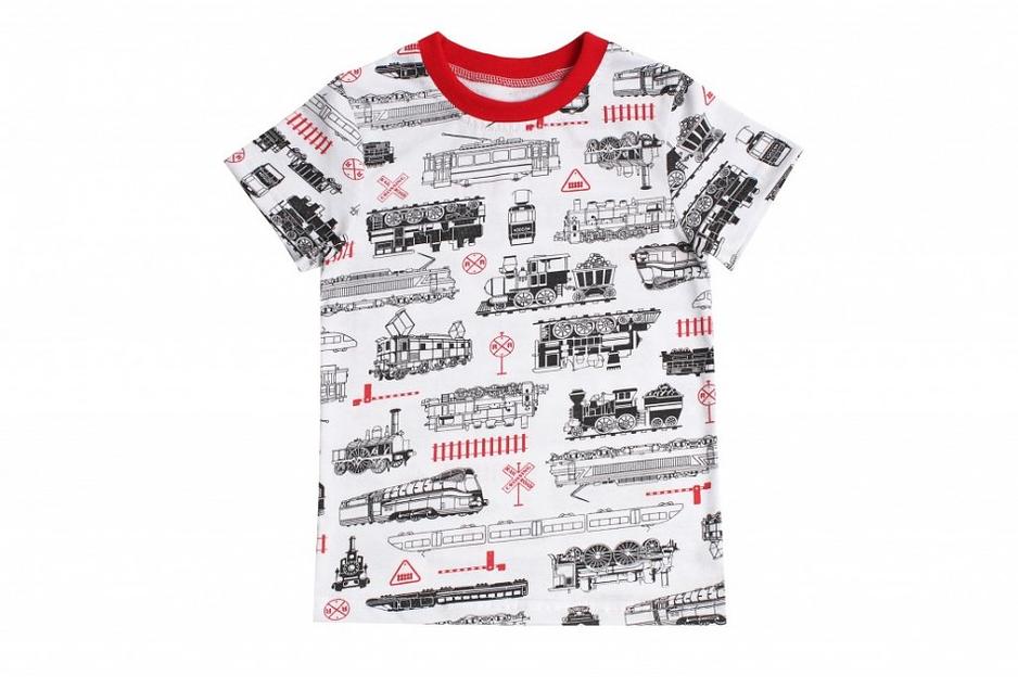 Футболка «Паровозы» Ф-08 опт фото 1