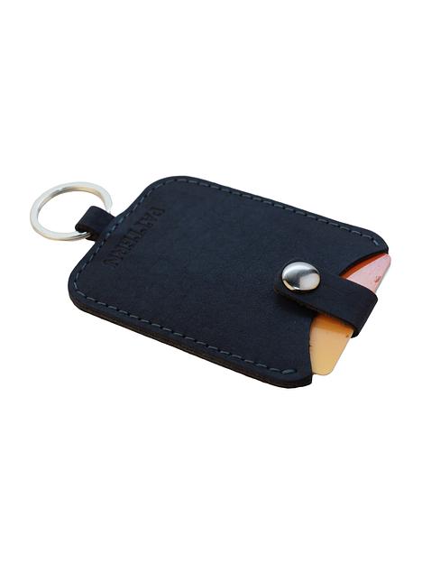 Визитница (Кардхолдер) из кожи на кольце Pattern «Slise» фото 4