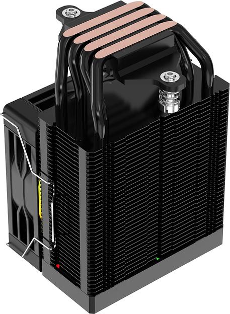 Устройство охлаждения(кулер) Bloody BD-AC150-ARGB1 ARGB Soc-AM5/AM4/1151/1200/2066/1700 черный 4-pin 11-23dB Al+Cu LCD 150W 365gr Ret (BD-AC150-ARGB1-BK) фото 7