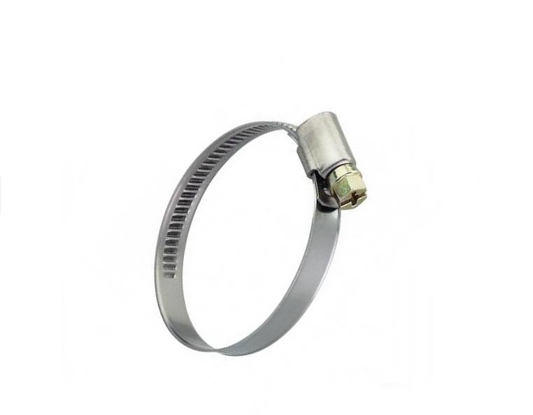 Хомут стальной червячный - 190-210 мм фото 1