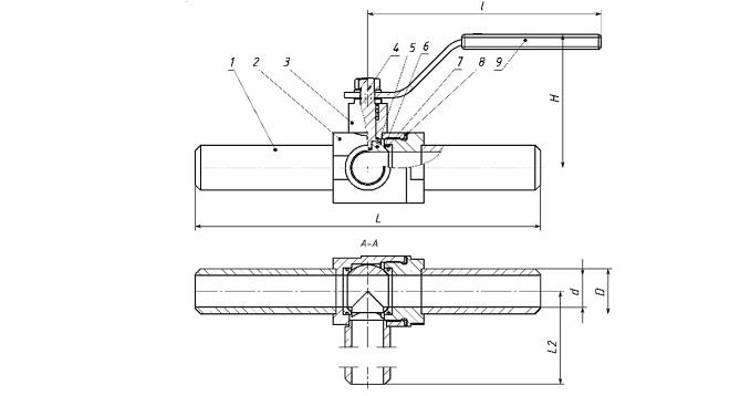 Кран шаровой ZTC-K166(T) фото 5