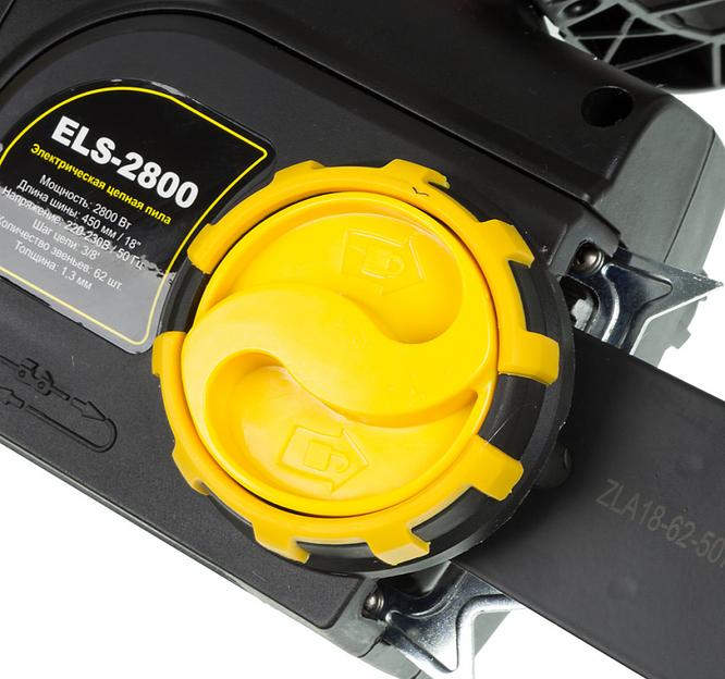 Электрическая цепная пила Huter ELS-2800 2800Вт дл.шин.:18" (45cm) фото 6