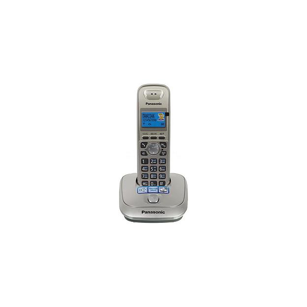 Радиотелефон Panasonic KX-TG2511RUN, платиновый и черный фото 1