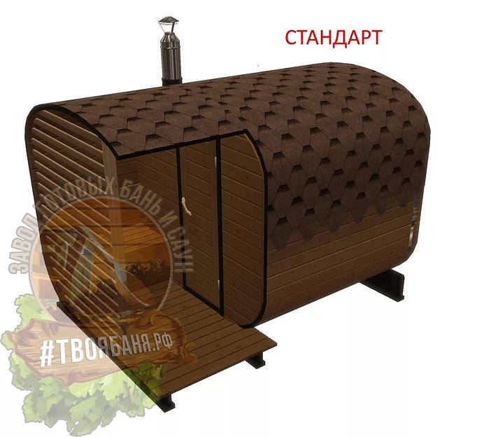 Бенч Баня-бочка Сосна 2м фото 1