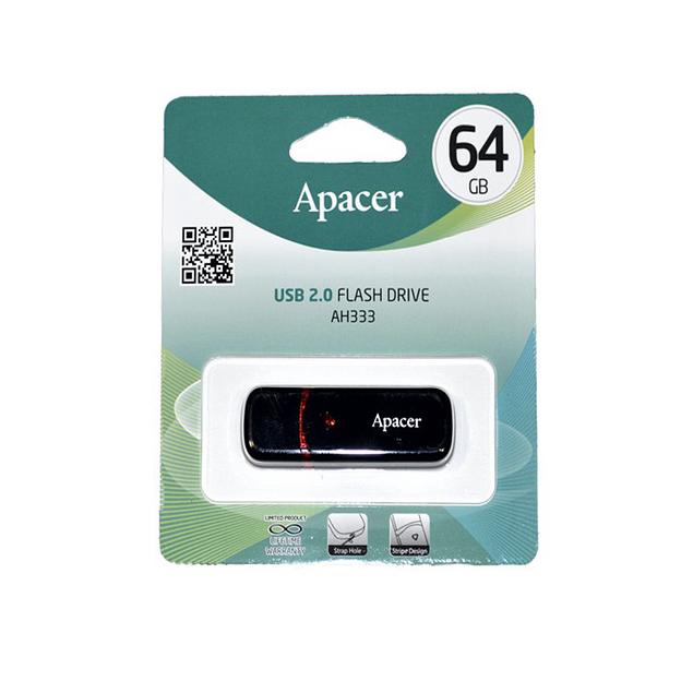 USB Флэш Apacer AH333 64GB Чёрный фото 3