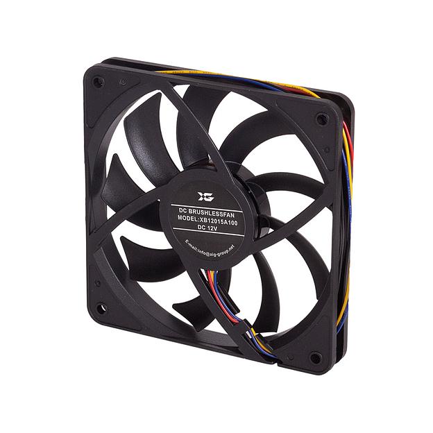 Кулер для компьютерного корпуса  X-Gamel  XB12015A100 чёрный фото 1